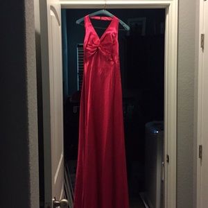 Low back cut dress